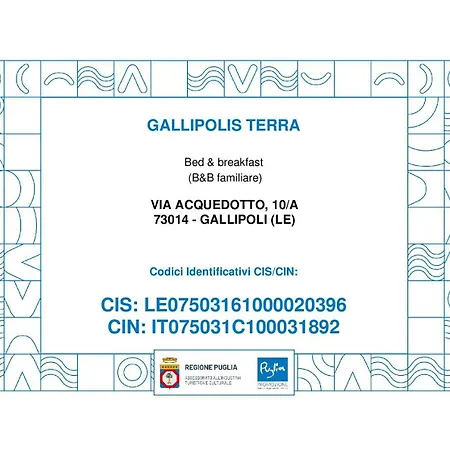 Bb Gallipolis Terra Gallipoli